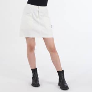 Tommy Jeans - Zip mini skirt - Nederdele - Hvid - XS