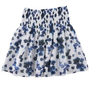 Emporio Armani Nederdel - Hvid/Blåblomstret - 8 år (128) - Emporio Armani Nederdel