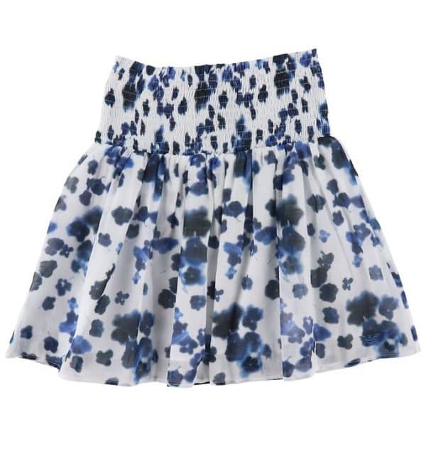 Emporio Armani Nederdel - Hvid/Blåblomstret - 8 år (128) - Emporio Armani Nederdel